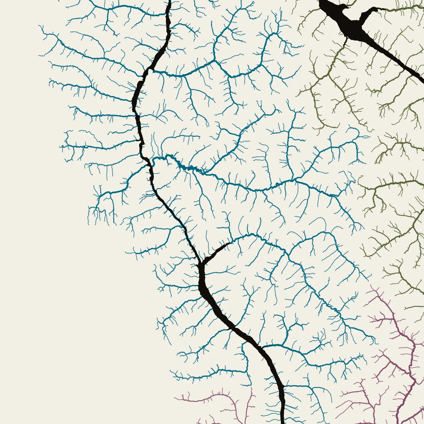 The Columbia, detail at print scale