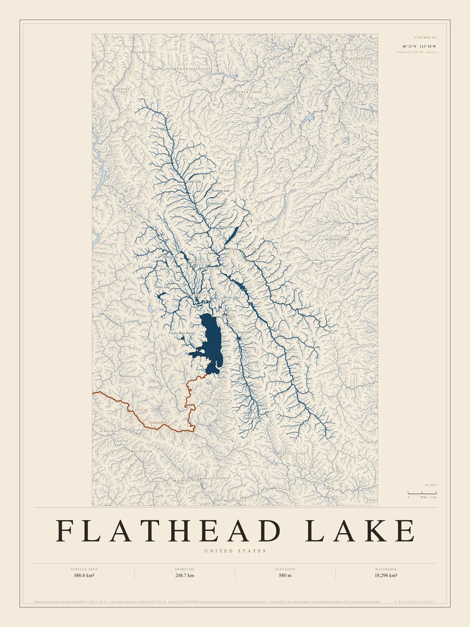 Flathead Lake poster