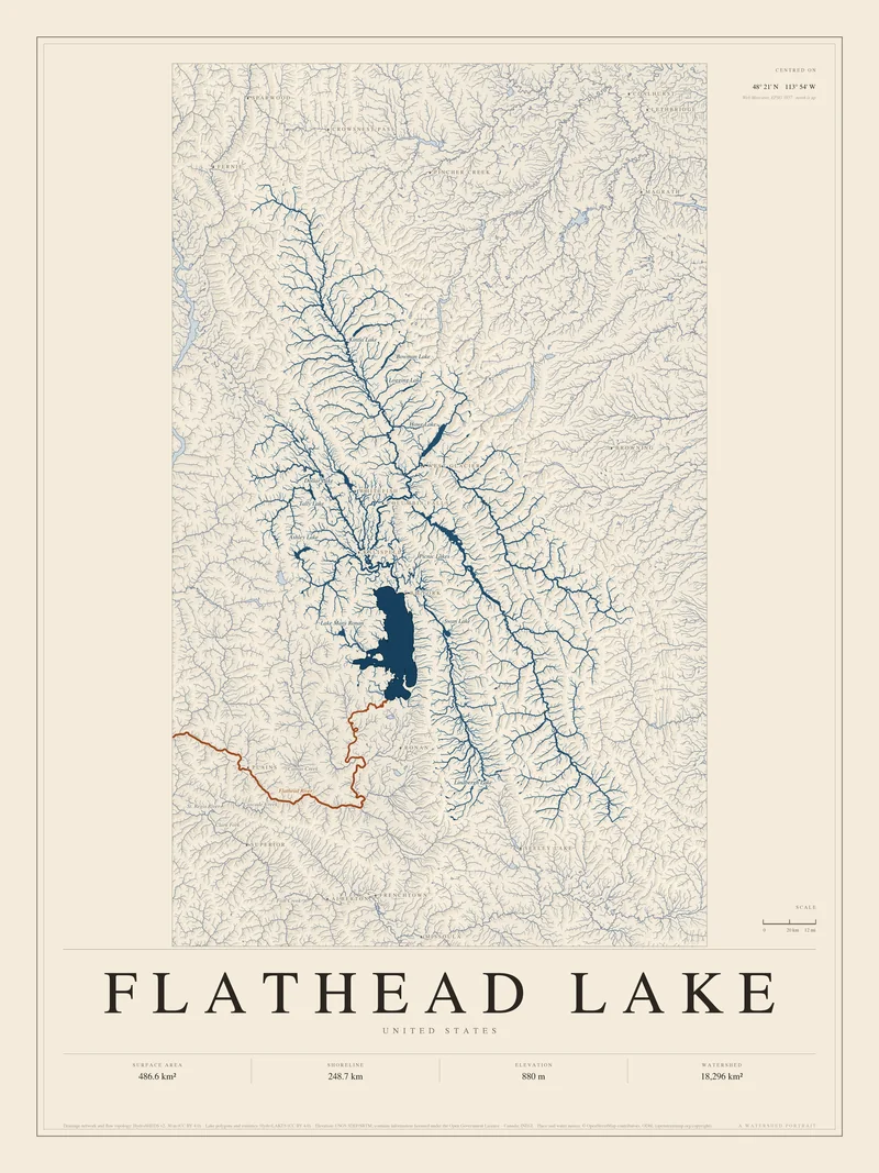 Flathead Lake poster
