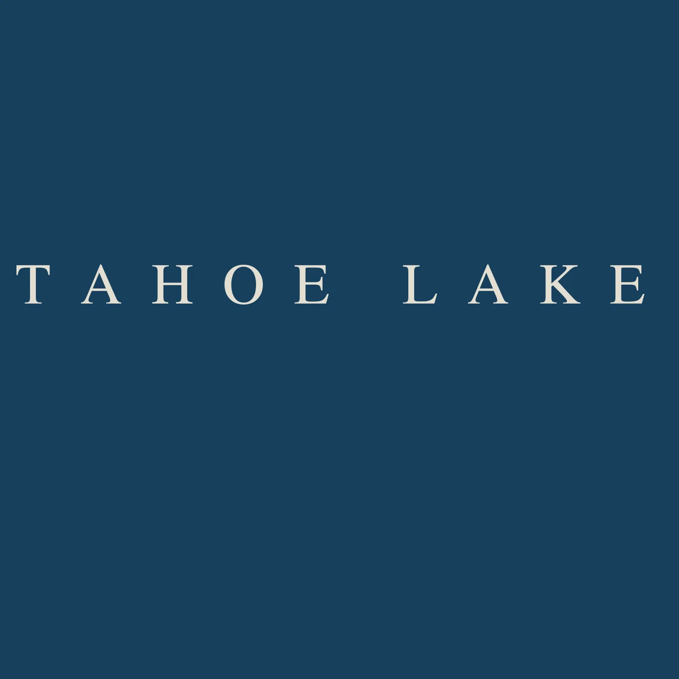 Lake Tahoe, detail at print scale