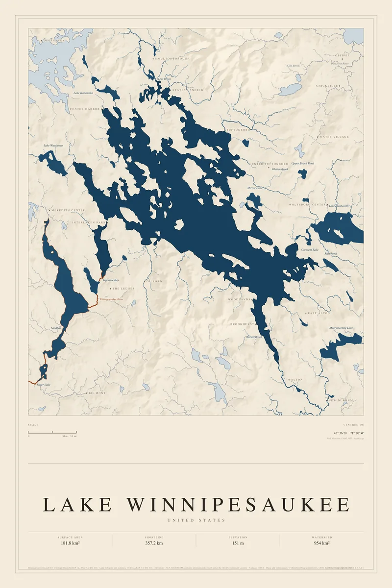 Lake Winnipesaukee poster